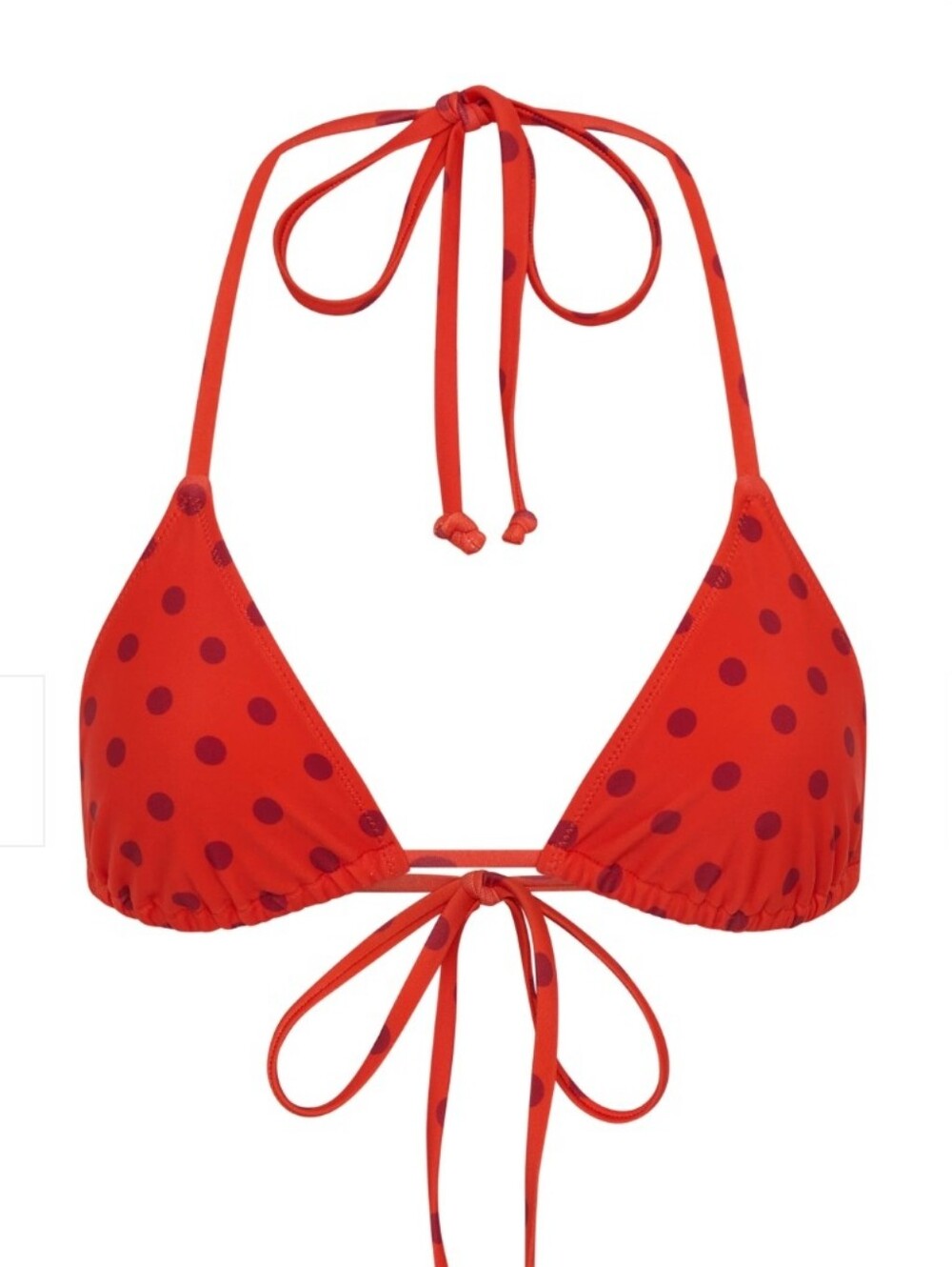 Vacay Swimwear Rio Bikini Top - Chilli Polka